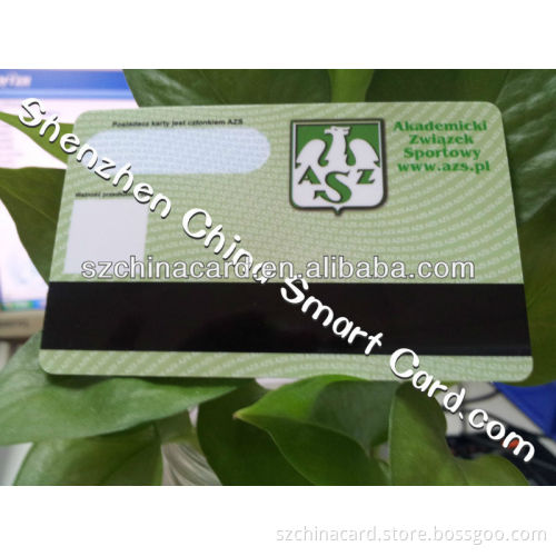 Best selling! Preprinted plastic magnetic stripe card as Student ID Card - Student Card ISO7811 CR80